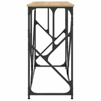 Wandtafel 100x40x80 cm bewerkt hout sonoma eikenkleurig 5