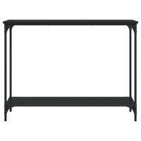 Wandtafel 101x30,5x75 cm bewerkt hout zwart 4