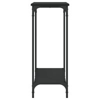 Wandtafel 101x30,5x75 cm bewerkt hout zwart 5