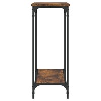 Wandtafel 101x30,5x75 cm bewerkt hout gerookt eikenkleurig 5