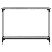 Wandtafel 101x30,5x75 cm bewerkt hout grijs sonoma eikenkleurig 4