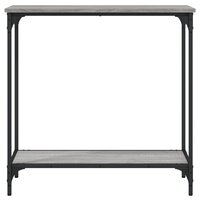 Wandtafel 75x30,5x75 cm bewerkt hout grijs sonoma 4