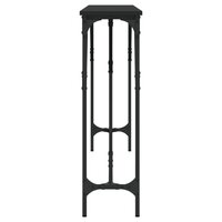 Wandtafel 180x23x75 cm bewerkt hout zwart 5