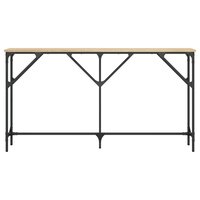 Wandtafel 140x23x75 cm bewerkt hout sonoma eikenkleurig 4