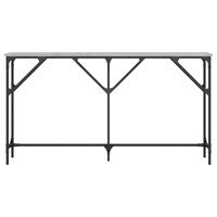 Wandtafel 140x23x75 cm bewerkt hout grijs sonoma 4