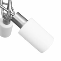 Plafondlamp met keramieke cilindervormige kappen 3xE14 wit 6