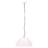 Hanglamp industrieel vintage rond 25 W E27 41 cm wit 3