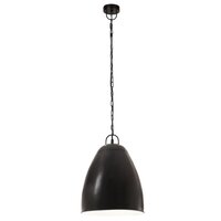 Hanglamp industrieel rond 25 W E27 32 cm zwart 3