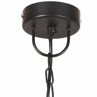 Hanglamp industrieel rond 25 W E27 32 cm zwart 6