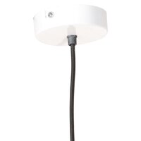 Hanglamp rond 25 W E27 28,5 cm wit 5