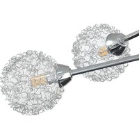 Plafondlamp met gaasdraadkapjes 5xG9 4