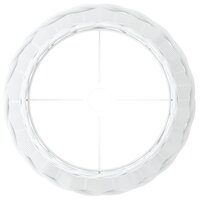 Lampenkap &Oslash;38x23 cm wicker wit 5