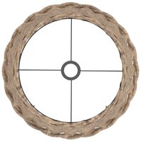 Lampenkap &Oslash;40x26 cm wicker bruin 5