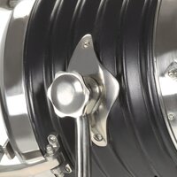 Vloerlamp driepoot 171 cm massief mangohout zwart 8