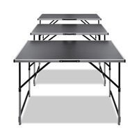 Behangtafel inklapbaar en in hoogte verstelbaar 3 st  2