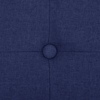 Opbergbank inklapbaar kunstlinnen blauw 6