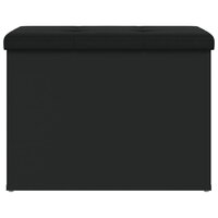 Opbergbankje 62x42x45 cm bewerkt hout zwart 5