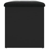 Opbergbankje 62x42x45 cm bewerkt hout zwart 6