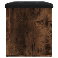 Opbergbankje 62x42x45 cm bewerkt hout gerookt eikenkleurig 6