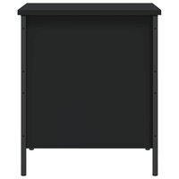 Opbergbankje 40x42,5x50 cm bewerkt hout zwart 8