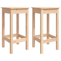 Barstoelen 2 st 40x40x78 cm massief grenenhout 2
