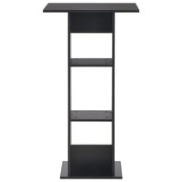 Bartafel 60x60x110 cm zwart 2