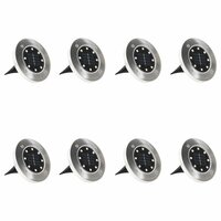 Grondlampen 8 st solar LED RGB-kleur 3