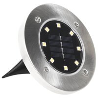 Grondlampen 8 st solar LED wit 4