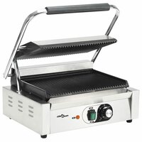 Panini grill gegroefd 2200 W 43x30,5x20 cm 3