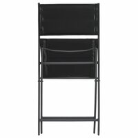Tuinstoelen inklapbaar 2 st staal en textileen 6