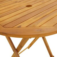 Tuintafel inklapbaar 70 cm massief acaciahout 7
