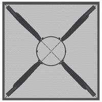 Tuintafel 50x50x72 cm staalgaas antracietkleurig 4