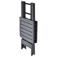 Tuintafel inklapbaar 79x72x70 cm kunststof antraciet 4