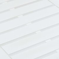 Tuintafel 78x55x38 cm kunststof wit 4