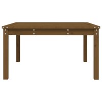 Tuintafel 82,5x82,5x45 cm massief grenenhout honingbruin 6