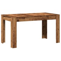 Eettafel 140x74,5x76 cm bewerkt hout oud houtkleurig 7