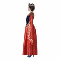 Kostuums voor Volwassenen 113916 Rood Marineblauw Middeleeuwse Koningin - Maat: M/L - Maat: M/L 4