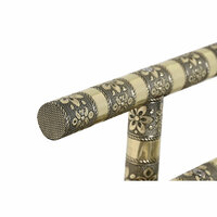 Juwelenkistje Home ESPRIT Wit Champagne Hout Aluminium 20 x 10 x 18 cm 3