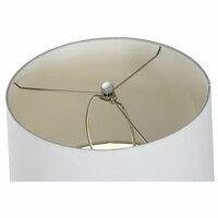 Vloerlamp Home ESPRIT Wit Zilverkleurig 50 W 220 V 35 x 35 x 150 cm (3 Onderdelen) 4