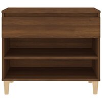 Schoenenkast 70x36x60 cm bewerkt hout bruin eikenkleur 6