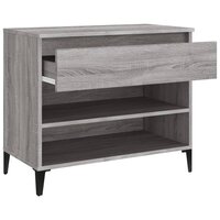 Schoenenkast 70x36x60 cm bewerkt hout sonoma grijs 6