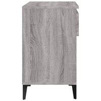 Schoenenkast 70x36x60 cm bewerkt hout sonoma grijs 8