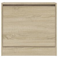 Schoenenkast 60x21x57 cm bewerkt hout sonoma eikenkleurig 5