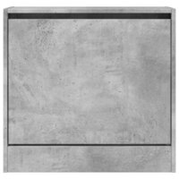 Schoenenkast 60x21x57 cm bewerkt hout betongrijs 5