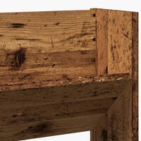 Wandschoenenkast 80x18x90 cm bewerkt hout oud houtkleurig 7