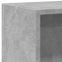 Boekenkast 60x24x76 cm bewerkt hout betongrijs 8
