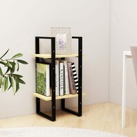 Boekenkast met 2 schappen 40x30x70 cm massief grenenhout 3