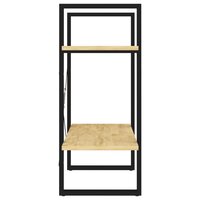 Boekenkast met 2 schappen 60x30x70 cm massief grenenhout 6