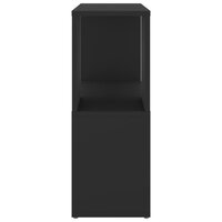 Boekenkast 60x24x63 cm bewerkt hout zwart 4