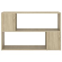 Boekenkast 100x24x63 cm bewerkt hout sonoma eikenkleurig 3